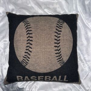 Baseball throw pillow